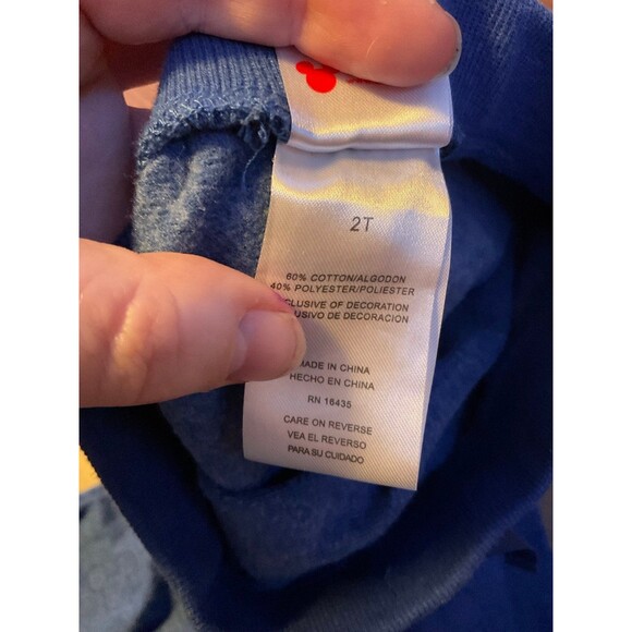 Mickey Mouse pants 2t toddler cuffed sweat pants - Picture 3 of 5